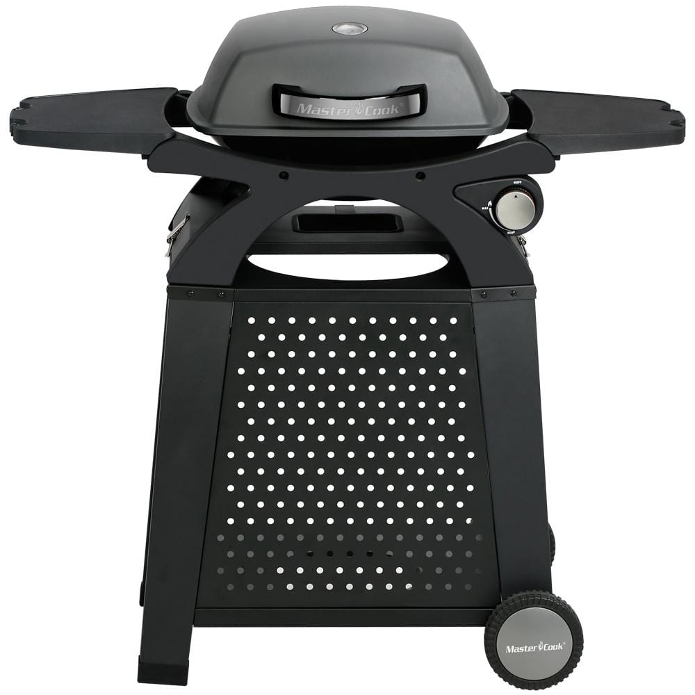 Tabletop Gas grill, Portable, Propane Gas Grill in Black With Cart For Patio, Camping, Travel