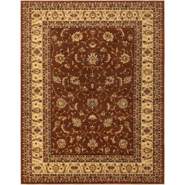 Unique Loom Voyage St. Louis Brick Red 8' 0 x 10' 0 Area Rug