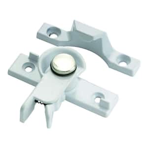 White Metal Cam Action Safety Window Sash Lock
