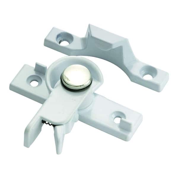 First Watch Security White Metal Cam Action Safety Window Sash Lock