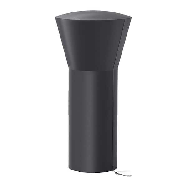 Unbranded Tabletop 24 in. x 14.5 in. x 38 in. Black Fabric Patio Heater Cover with Zipper
