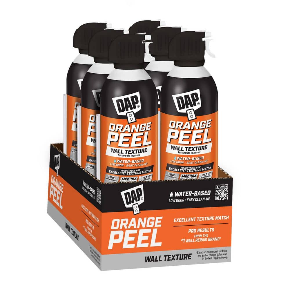 Spray Texture 20 oz. Orange Peel Water Based Wall Texture Quick Repair (6-P