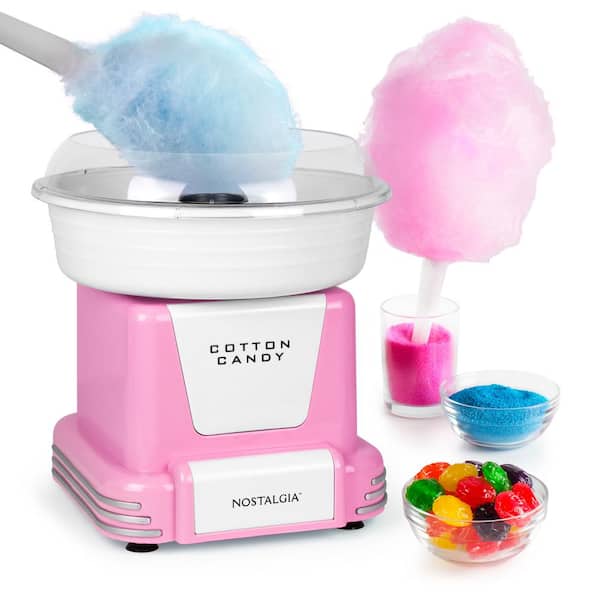 Nostalgia Retro Hard and Sugar-Free Candy Cotton Candy Maker PCM805PNK ...