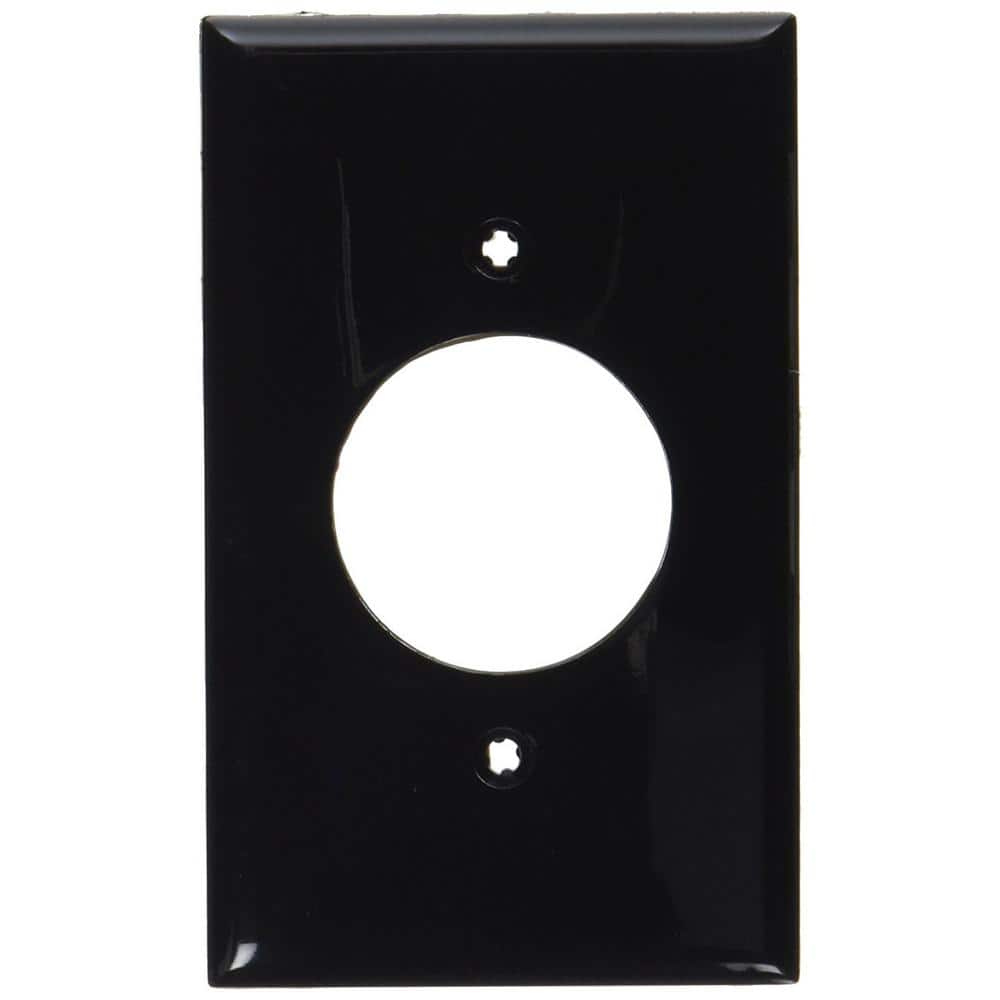 1-Gang Black Single Outlet/Receptacle Nylon Standard Wall Plate (1-Pack) 80720-E price history on PriceWatchPro