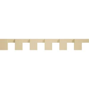 1 in. D x 6 in. W x 48 in. L Primed Polyurethane Panel Moulding