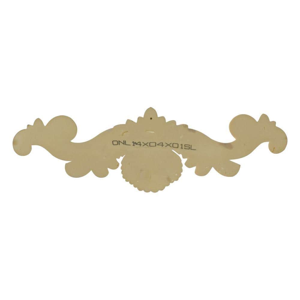 Primed Gray Polyurethane Shell Onlay Moulding 14 3/8"W x 4 1/2"H