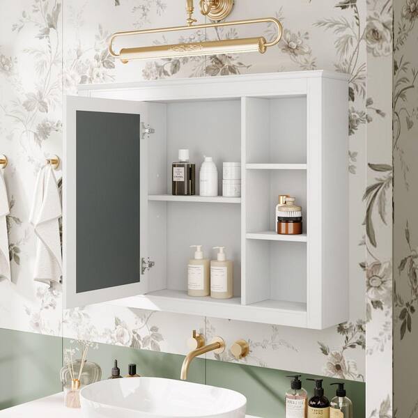 Tahanbath 7.32 in. W x 35.03 in. D x 27.50 in. H Bathroom Storage