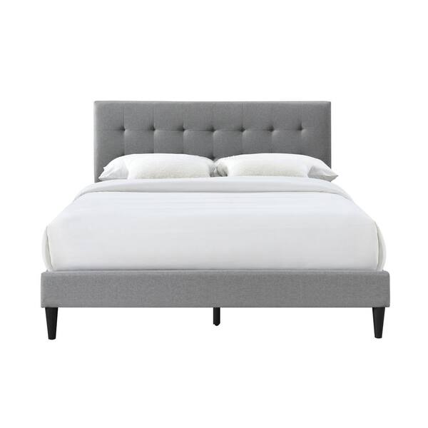 Furnishings Direct Westwood Stone, Queen Size Silver Bed Frame