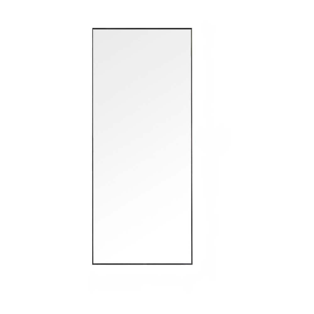 15.7 in. W x 59 in. H Rectangle Framed Full Length Mirror Floor Mirror