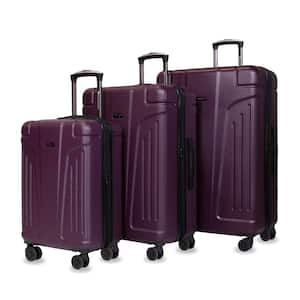 Rockland 3 Pc. Rome Hybrid Luggage Set, Lavender