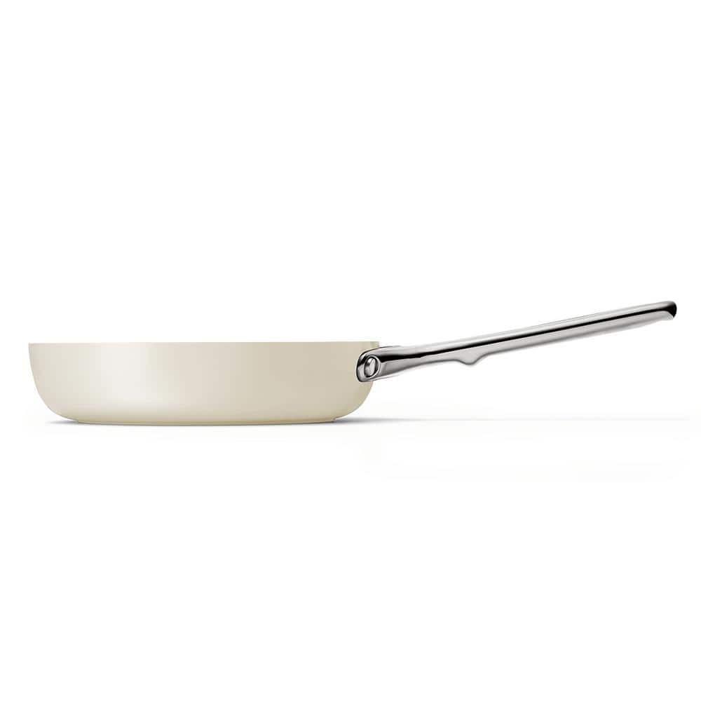Non-Stick Ceramic Mini Fry Pan and Mini Sauce Pan Duo Cream