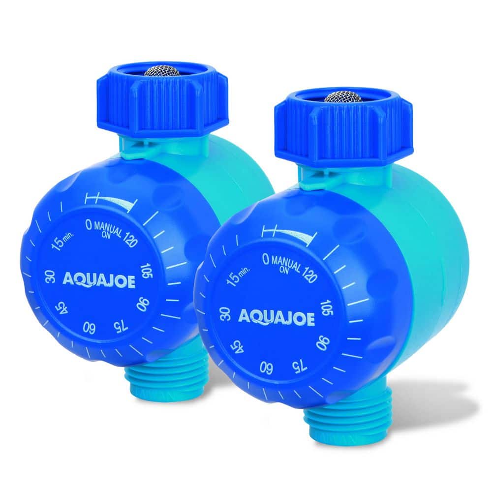 AQUA JOE Set of 2 Manual Water Timers AJ-WTX2 - The Home Depot