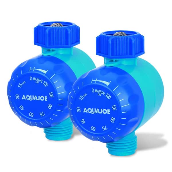 AQUA JOE Set of 2 Manual Water Timers AJ-WTX2 - The Home Depot