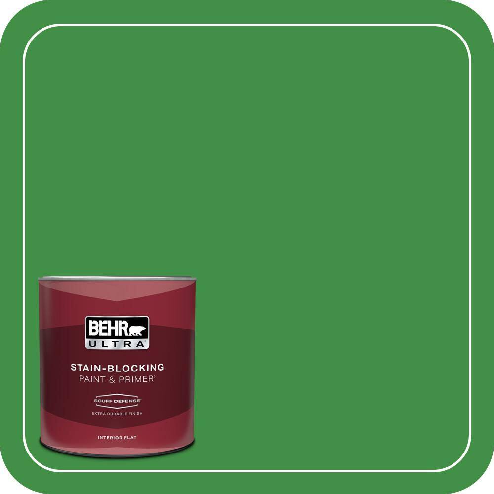 1 qt. #P390-7 Park Picnic Extra Durable Flat Interior Paint & Primer price history on PriceWatchPro