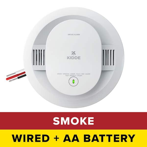 Hardwired Interconnected Smoke Detector with Photoelectric Sensor 21031482