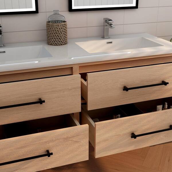 BV Better Vanity Victoria 59 in. W x 20 in. D x 22 in. H Double