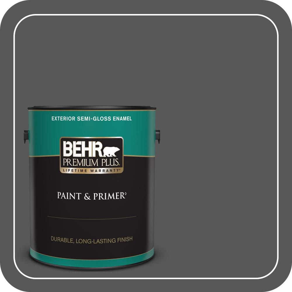 Shadow Mountain Color BEHR PREMIUM PLUS 1 gal. #PPU24-22 Shadow Mountain Semi-Gloss Enamel ...