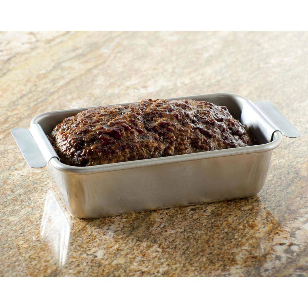 Aluminum Non-Stick Meatloaf Pan with Lifting Trivet