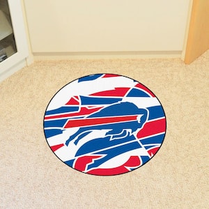 FANMATS New York Mets Blue 2.25 ft. Round Area Rug 31462 - The Home Depot