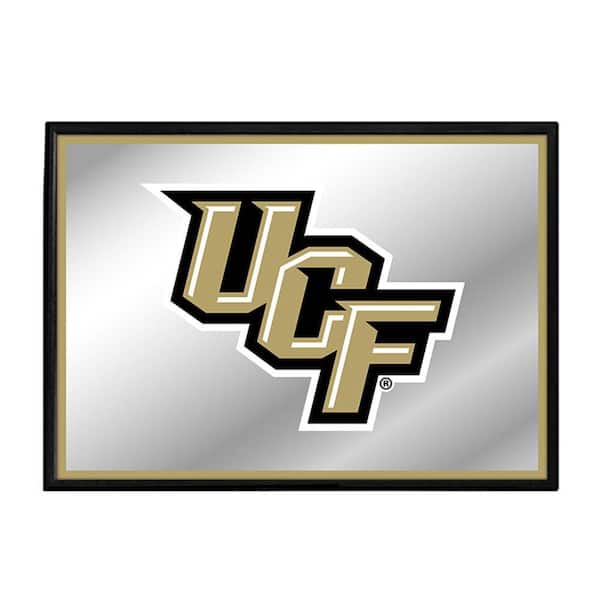 The Fan-Brand 28 in. X 19 in. UCF Knights Framed Mirrored Decorative Sign