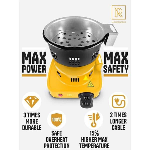 Aoibox Premium Hookah Coal Burner 450W Fire Tower