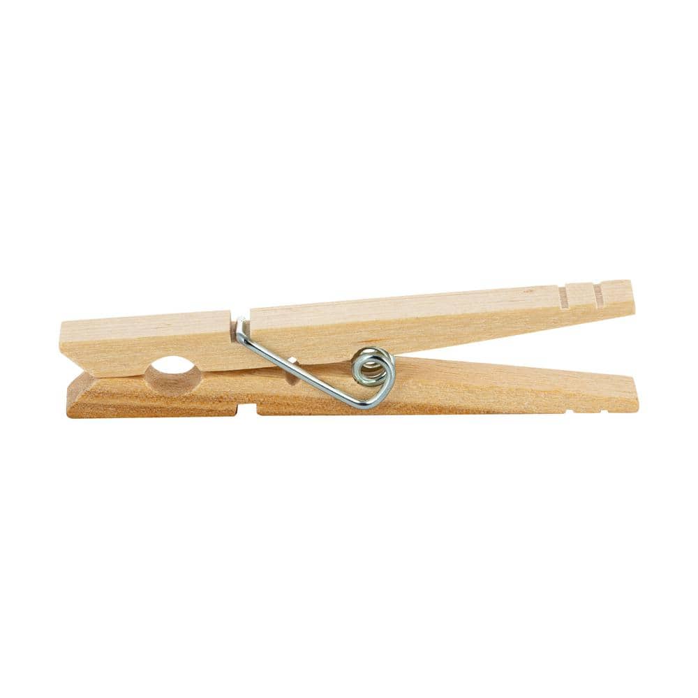 Laundry 360 Extra-Large Wooden Clothespins (100-Pack) W-82646