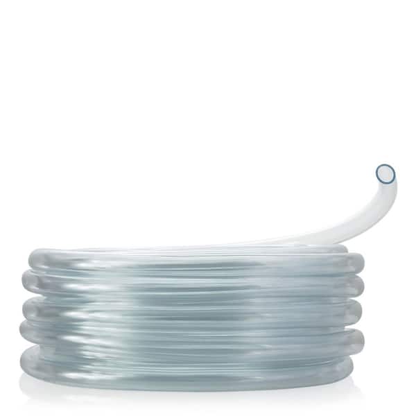 Alpine Corporation 5/8 in. I.D. x 7/8 in. O.D. x 100 ft. Multi-Use Clear Flexible Vinyl Tubing
