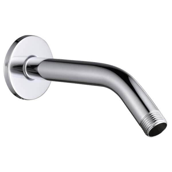 Heemli 6 in. Shower Arm and Flange in Chrome