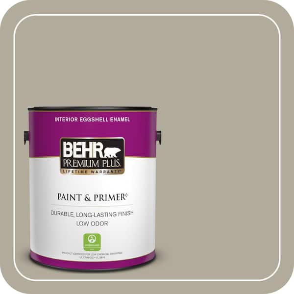 BEHR PREMIUM PLUS 1 gal. #ECC-47-1 Mountain Shade Eggshell Enamel Low Odor Interior Paint & Primer