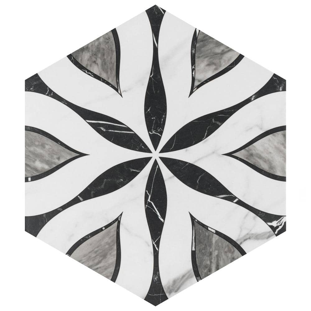 Marbilia Hex Elazig with Biotech 11 in. x 13 in. Porcelain Floor and Wall Tile (10.64 sq. ft./Case) price history on PriceWatchPro