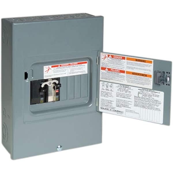 QO 60-Amp 4-Space 8-Circuit Generator Main Breaker Indoor Manual Transfer Switch QO 60-Amp 4-Space 8-Circuit Generator Main Breaker Indoor Manual Transfer Switch