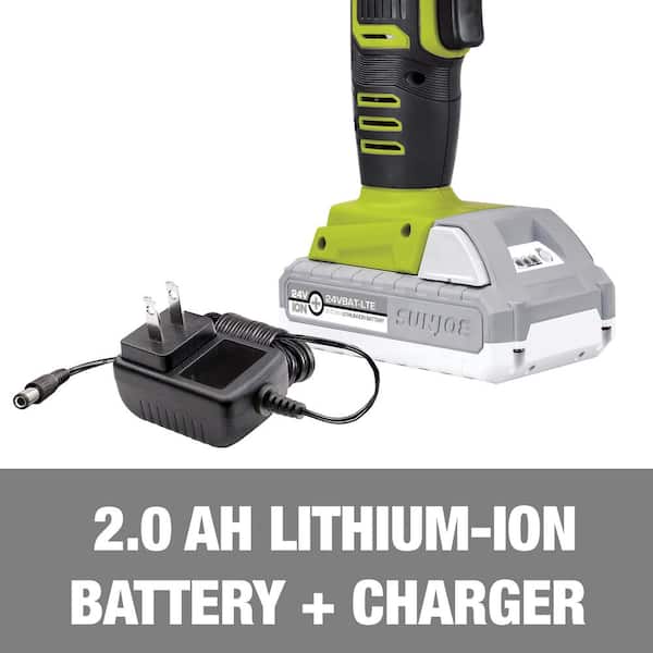24V Cordless Inflator w/ 2.0Ah Battery & Charger