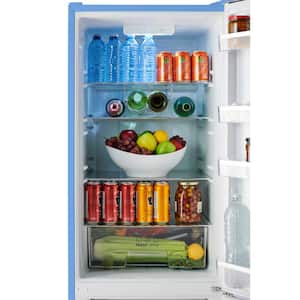 11 cu. ft. Retro Frost Free Bottom Freezer Refrigerator in Light Blue, ENERGY STAR (Right Hinge)