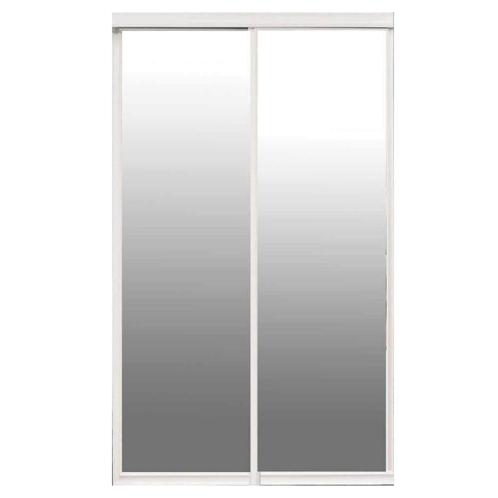 Reviews for Contractors Wardrobe 72 in. x 96 in. Majestic Mirror White