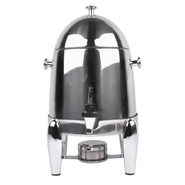 3 Gal. Stainless Steel Beverage Dispenser with Alcohol Heated, Hot and Cold Drink Container with Faucet