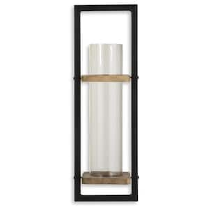 Colburn Brown/Black Wall Candle Sconce