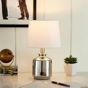 Darcey 14 .75 in. Silver Table Lamp
