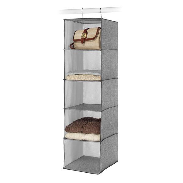 Whitmor Metal Double Rod & 5-Shelf Closet Organizer