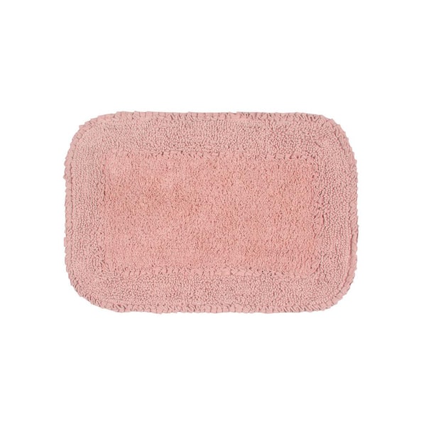 Radiant Collection 100% Cotton Bath Rugs Set, 17x24 Rectangle, Pink