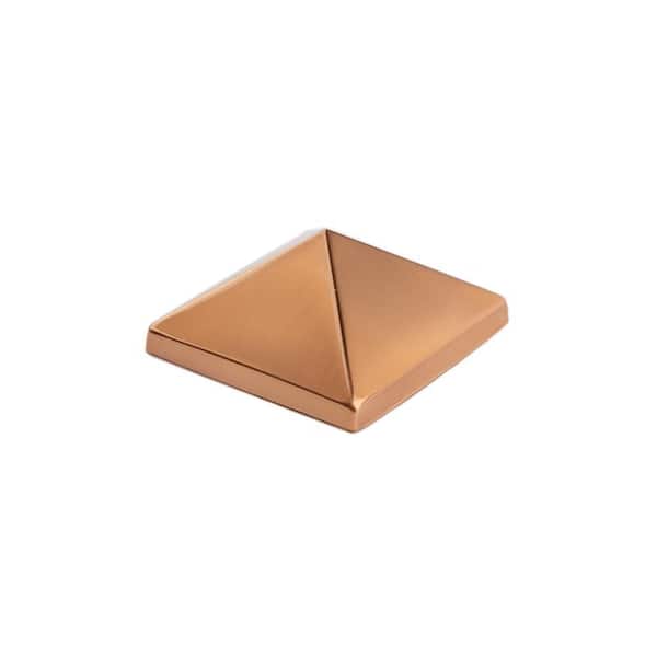 4 in. x 4 in. Copper Pyramid Post Point