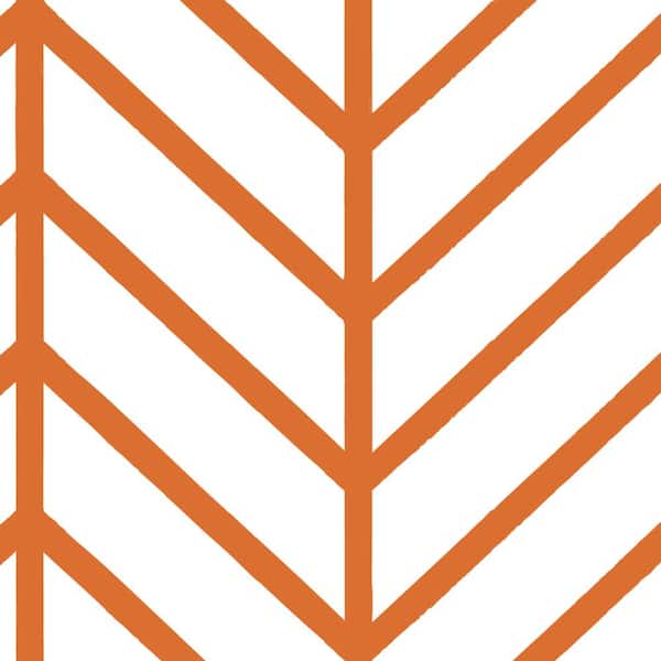 Unbranded Herringbone Line Orange Peel and Stick Vinyl Wallpaper