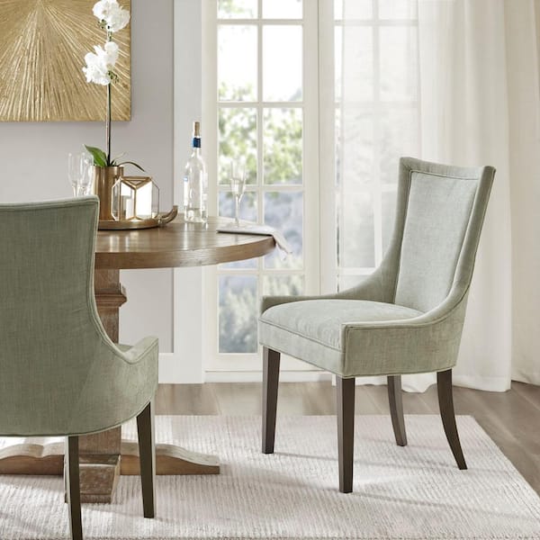 MADISON PARK Signature Ultra-Light Green Multi Dining Side Chair Set of 2