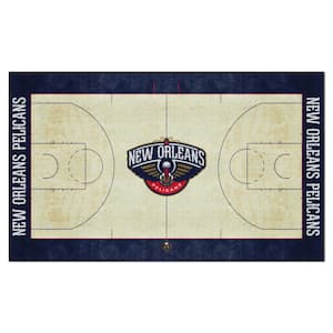 New Orleans Pelicans Navy 6 ft. x 10 ft. Plush Area Rug