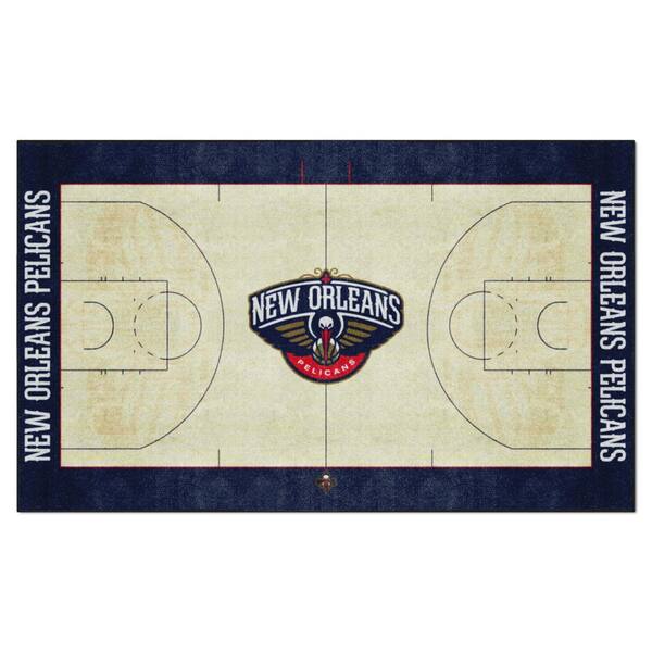 FANMATS New Orleans Pelicans Navy 6 ft. x 10 ft. Plush Area Rug