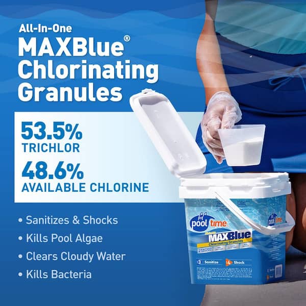 MAXBlue 22.5 lbs. All-In-One Chlorinating Granules Shock