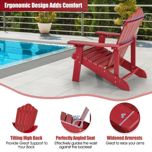 Plastic adirondack chairs with lumbar support new arrivals