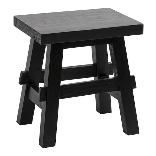 JONATHAN Y Revine 16.9 in. H Rustic Farmhouse Solid Mindi Wood
