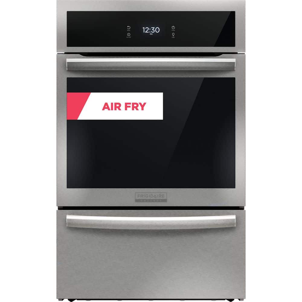 Gallery 24 in. Single Gas Built-In Wall Oven with Air Fry Self-Cleaning in Stainless Steel