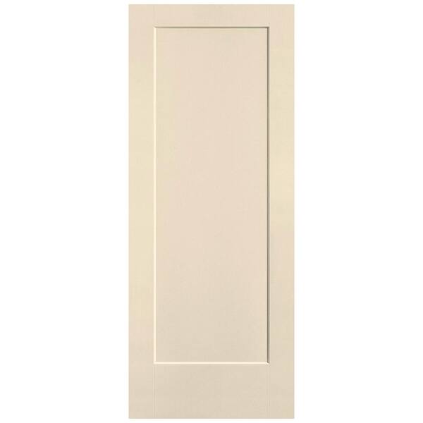 Masonite 32 in. x 80 in. 1-Panel Lincoln Park Single Bore Solid Core Golden Haystack Molded Composite Interior Door Slab