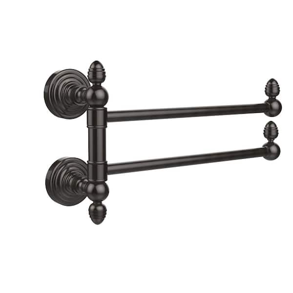 Allied Brass Waverly Place Collection 2 Swing Arm Towel Rail in Oil Rubbed Bronze